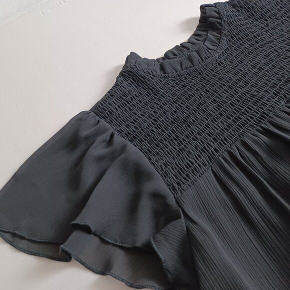 A-line Tiered Mini Summer Dress - Picture 4 of 16